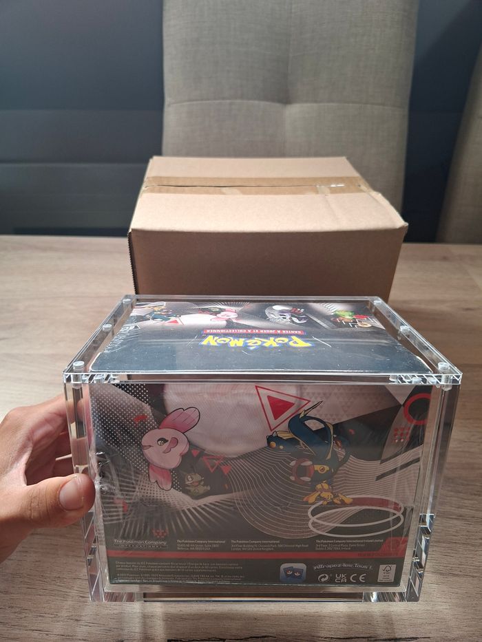 Protection acrylique display mini tin × 8 Pokémon aimantée épaisse 8mm anti uv - photo numéro 3