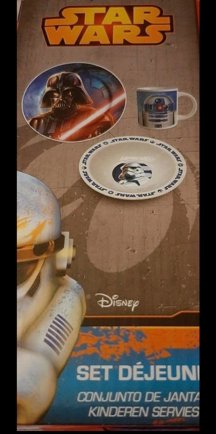 Set petit déjeuner  star wars  Disney - photo numéro 8