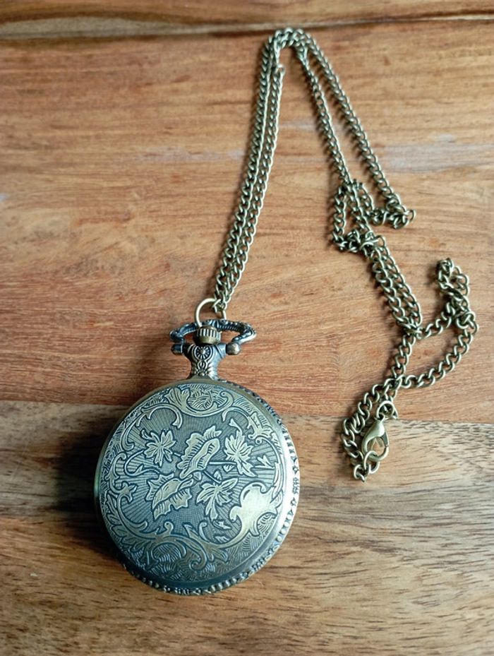 Montre gousset vieil or ; idée cadeau 🎁 - photo numéro 5