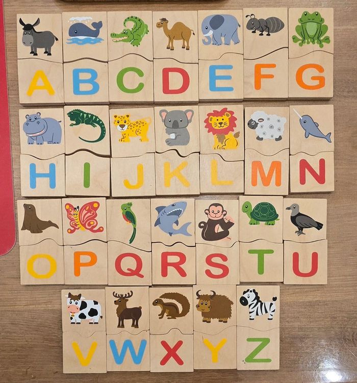 Puzzle alphabet bois