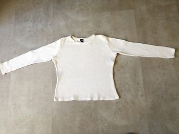 T shirt manches longues Gap beige Taille 10/16 ans