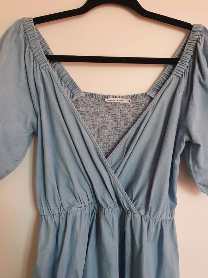 Robe longue smockée 14 ans - photo numéro 3