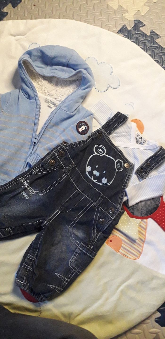 Ensemble salopette, Bobby et veste