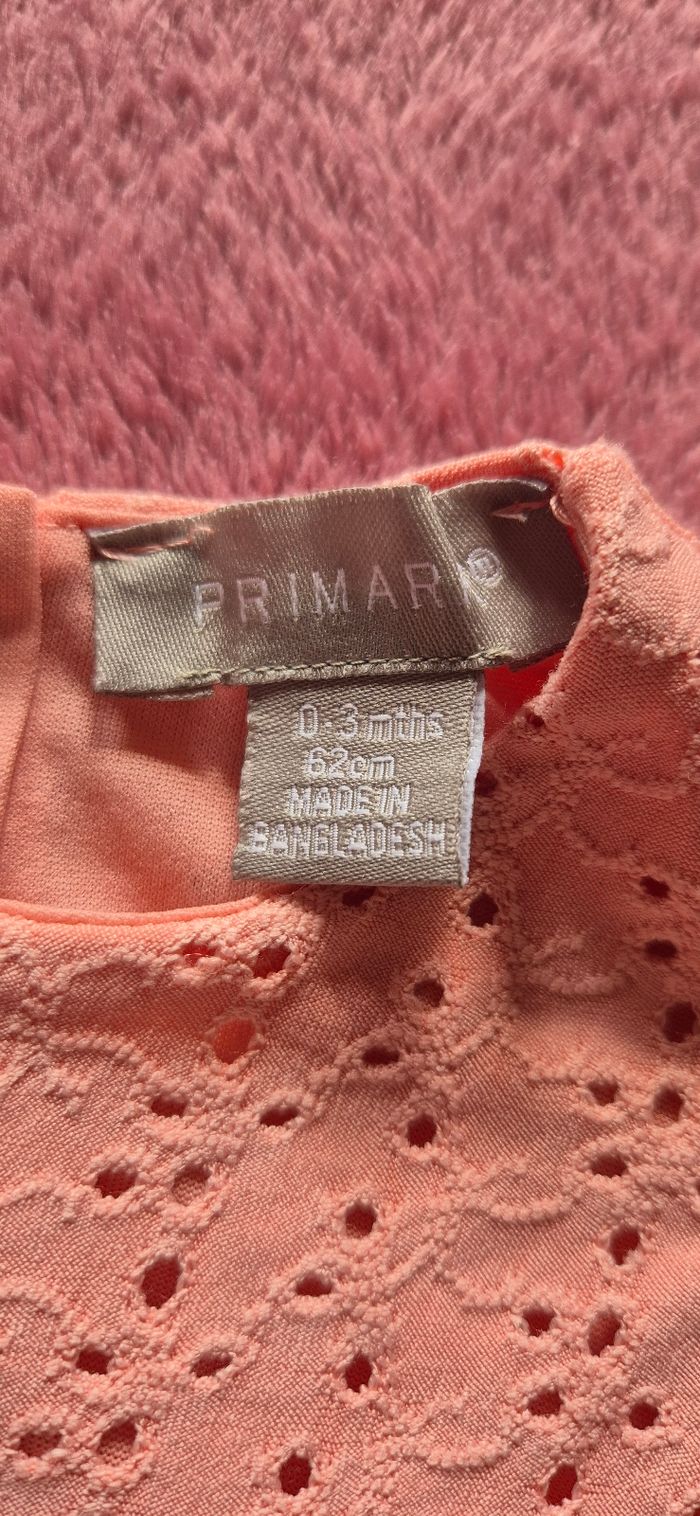 Robe corail 0/3 mois - photo numéro 3
