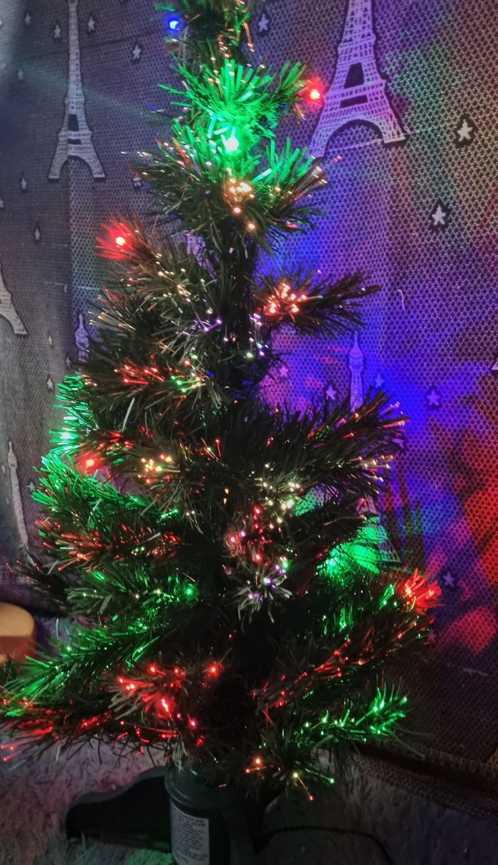 Sapin fibre optique vert 80cm 🎄 - photo numéro 9