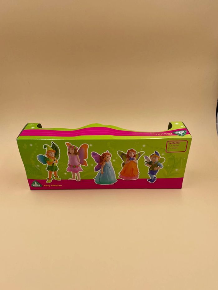 Coffret 5 figurines Fairy Children (3 x Fairies, 2 x Elves) Elc neuf - photo numéro 4