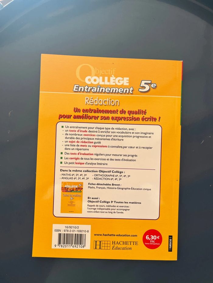 Livre rédaction 5 eme - photo numéro 2