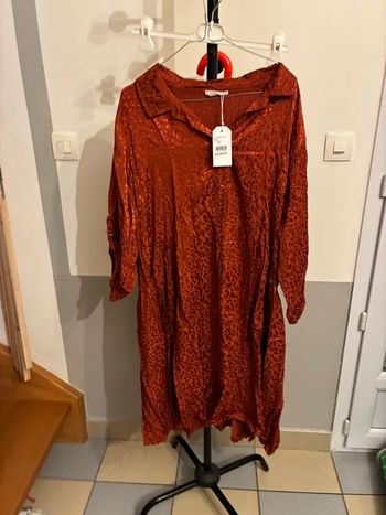 Robe courte avec imprimé paprika xxl taille 5