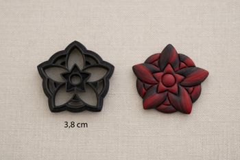 Emporte-pièce fleur étoilée 3,8 cm – Pampille Soleil – Création bijoux DIY