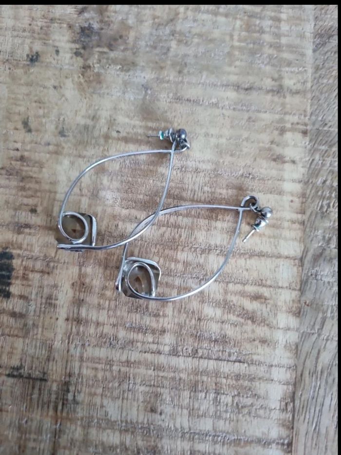 Boucle d'oreille femme swarovski - photo numéro 4