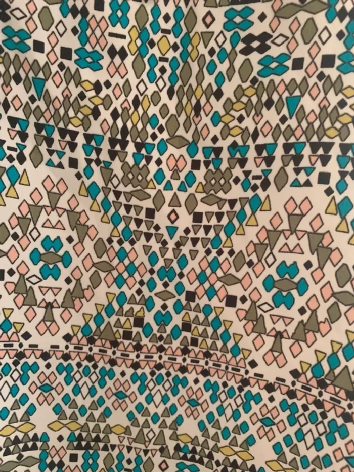 Blouse Balsamik  motif taille 48 manches courtes - photo numéro 8