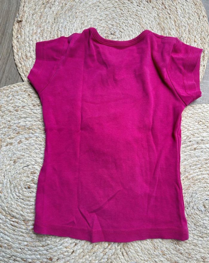 T-shirt fille 4 ans - motif chat Mont St Michel - photo numéro 4