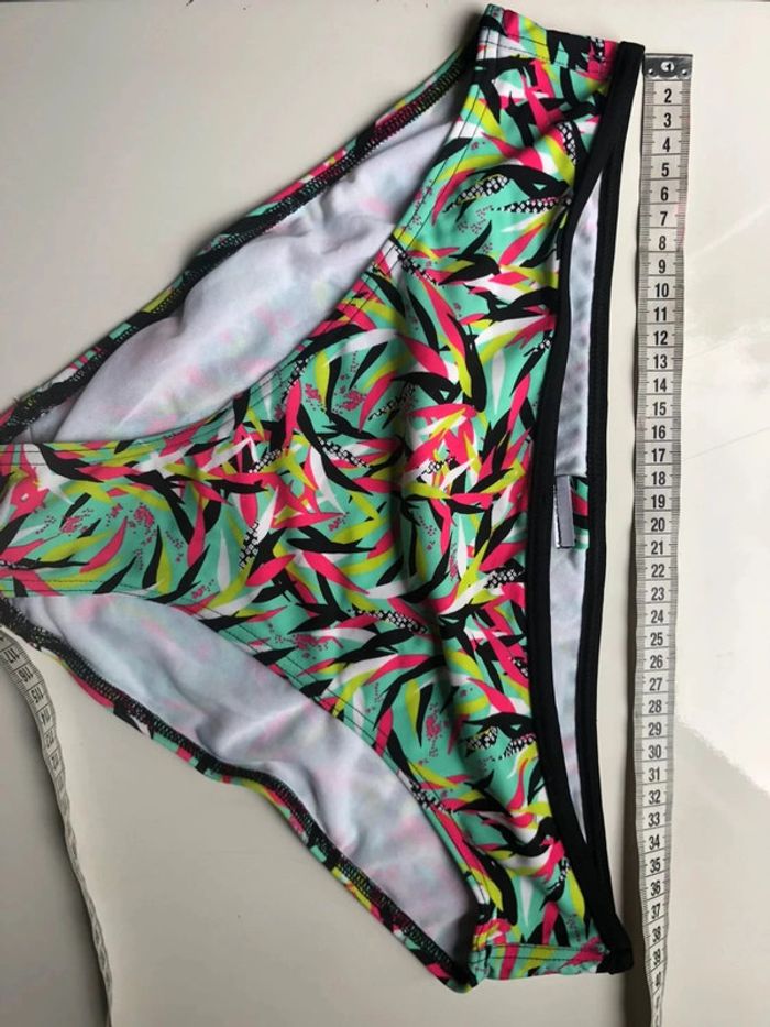 Sublime bikini olaian taille 46 95 D fR motifs feuilles multicolores très bon état - photo numéro 19