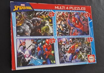 4 puzzles progressifs spiderman