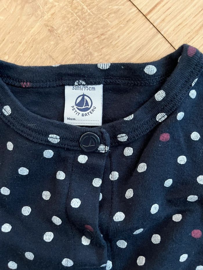 Gilet Petit bateau 3 ans pois - photo numéro 3