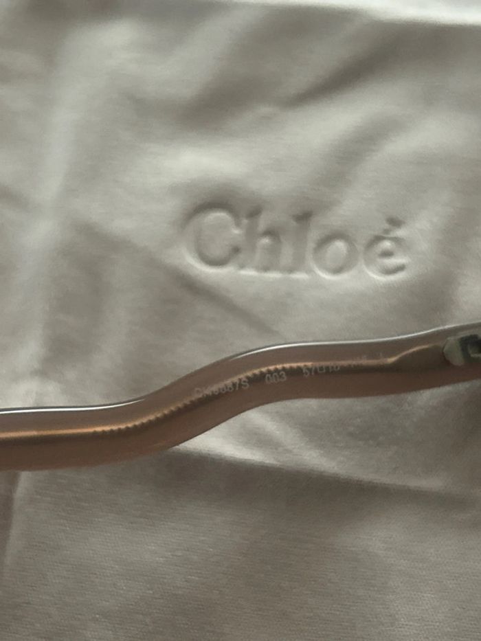 Lunettes de soleil Chloé parfait état - photo numéro 5