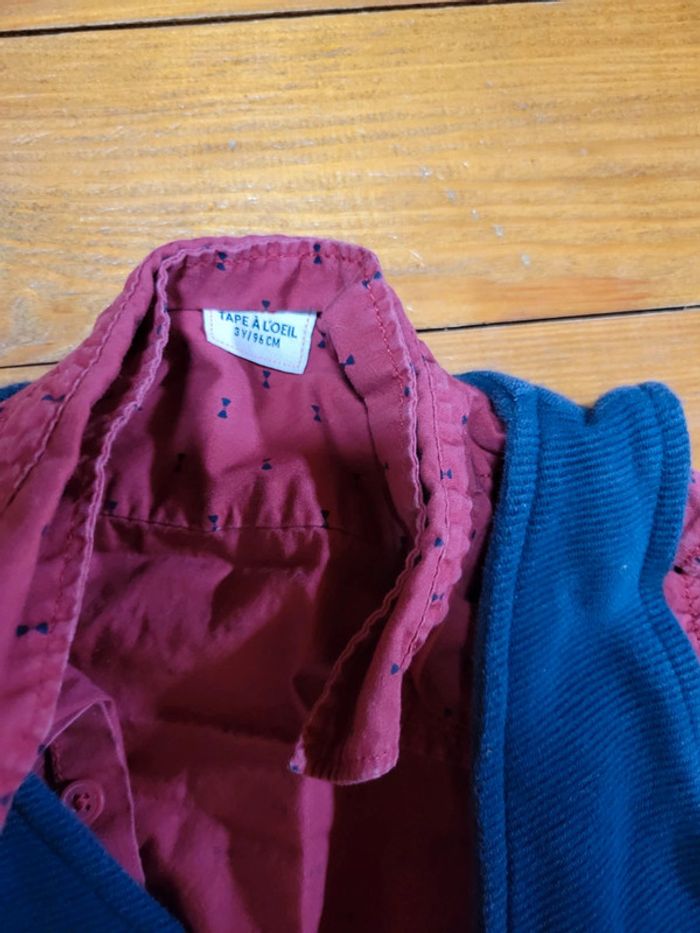 Chemise et veston 3 ans - photo numéro 2