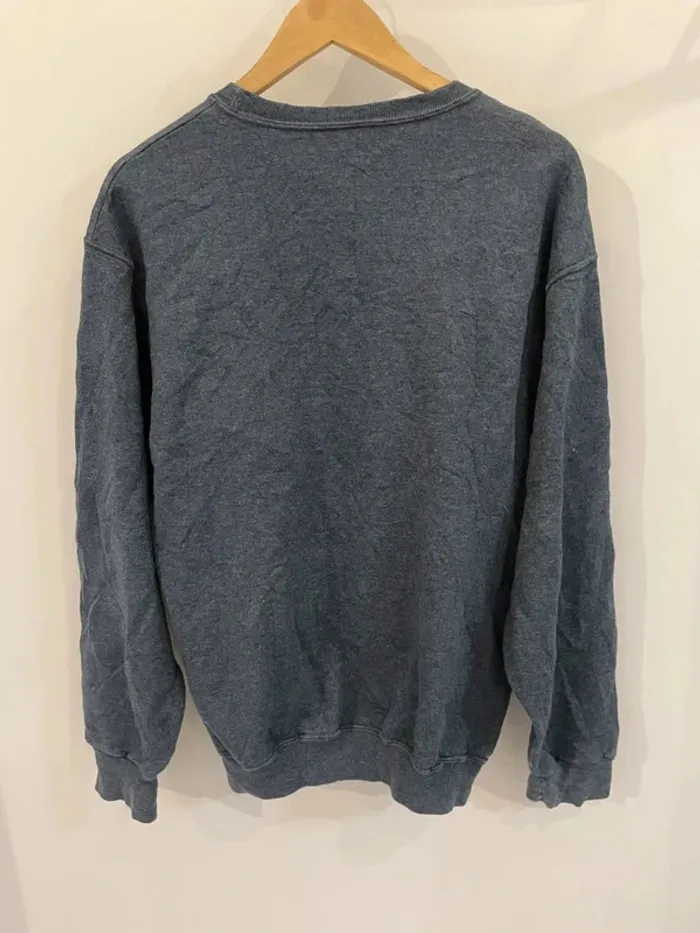 Crewneck Plain Grey Vintage Mens Size M - photo numéro 3