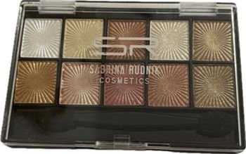 palette fards paupières or et cuivre makeup doré