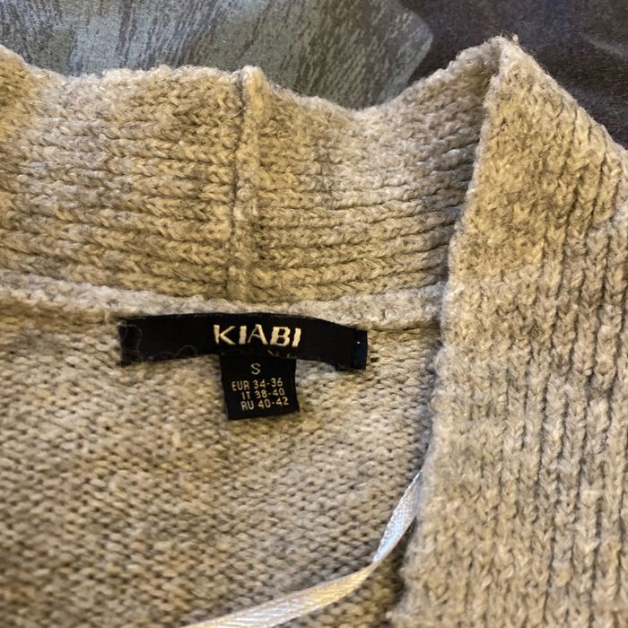 Gilet gris, épais, manches longues, taille 36 - photo numéro 2