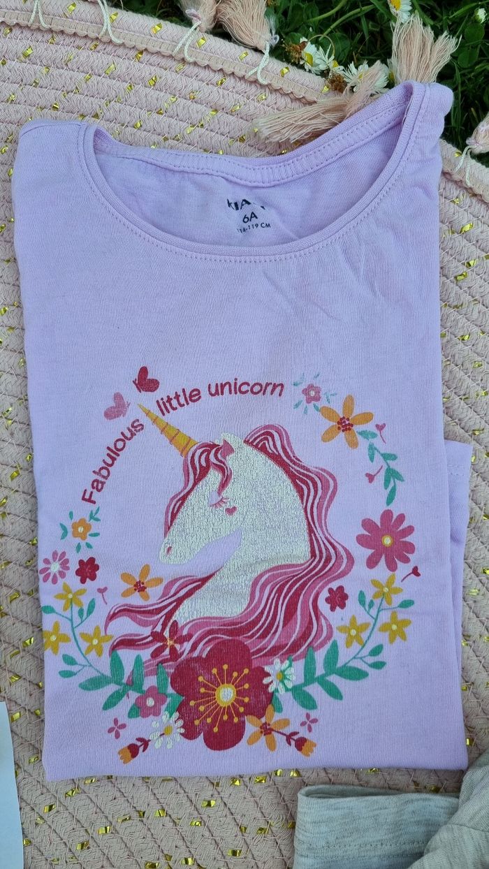 Lot 6 t shirt manches courtes 6 ans - photo numéro 4