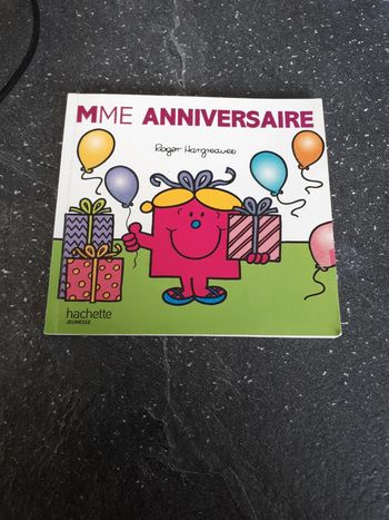 Livre monsieur madame Mme Anniversaire