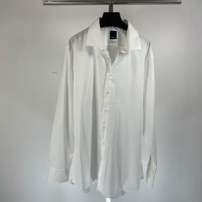 Chemise blanche regular, classique Élégante, Daniel Hechter, Taille 48 XL A019