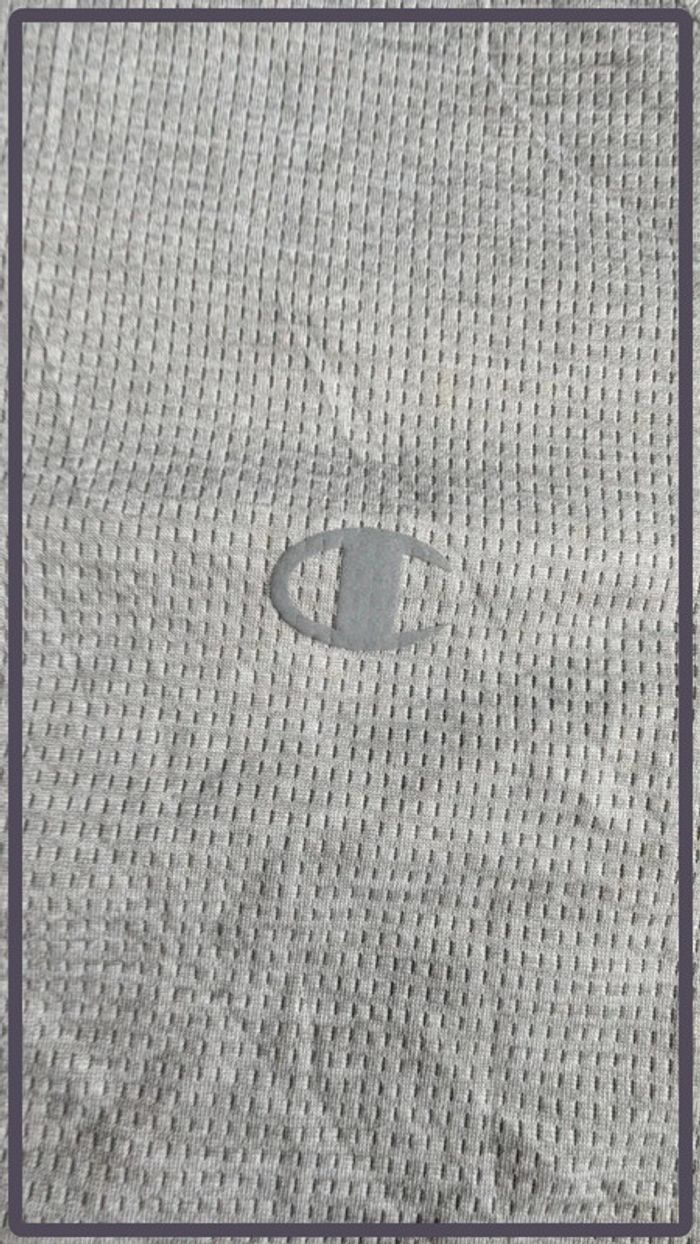 T-shirt Champion taille L homme gris clair - photo numéro 4