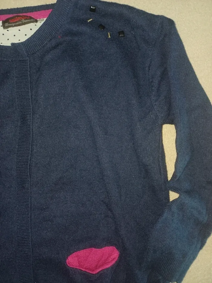 Magnifique gilet à pressions 6 ans fille - photo numéro 2