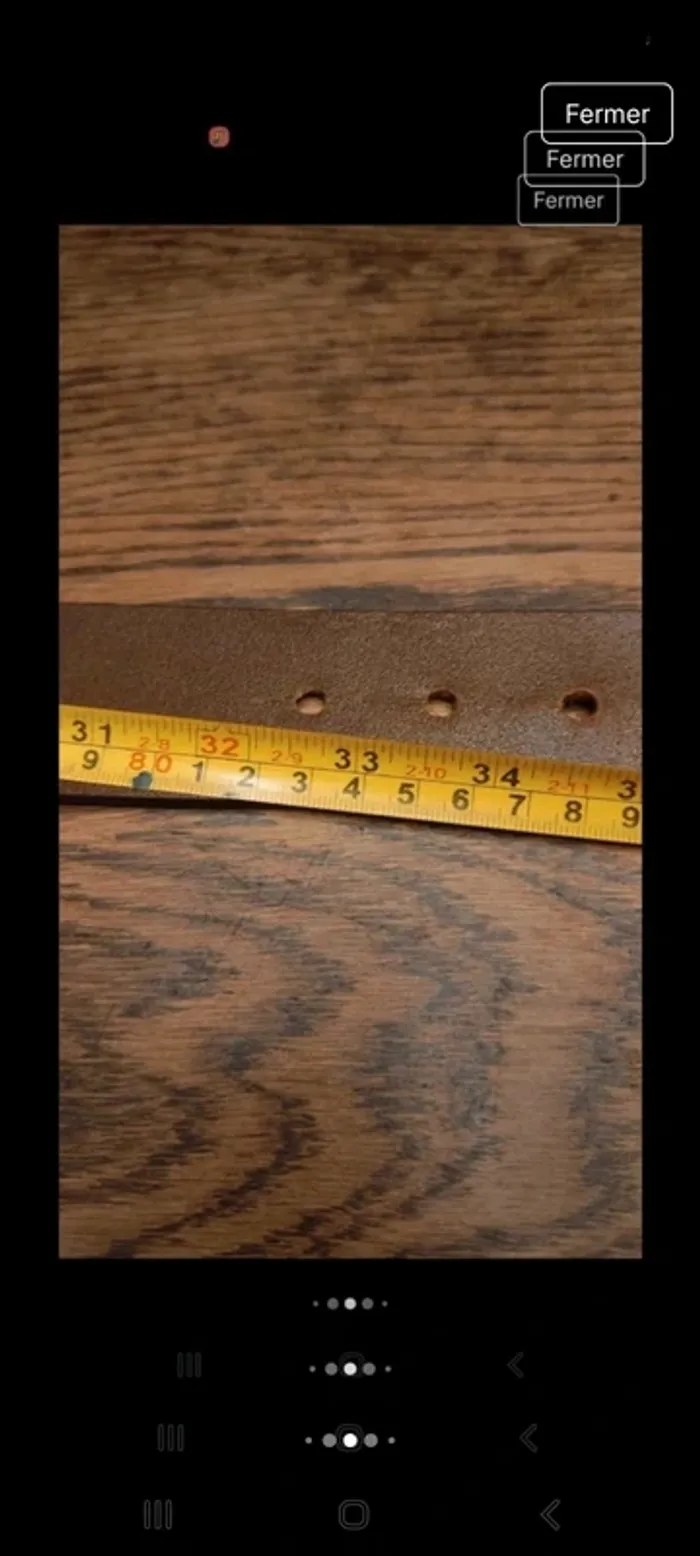 Ceinture Marron cuir Frankie Morello Milano 85cm - photo numéro 15