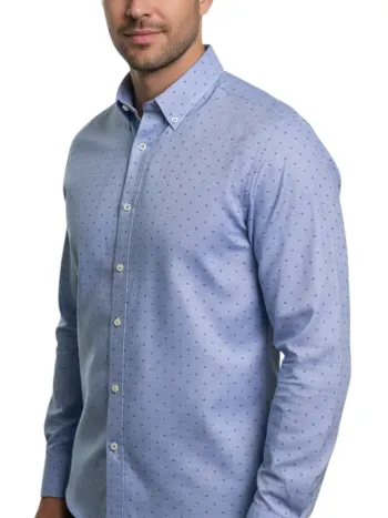 Chemise Tradicion bleu et noir SlimFit homme Taille XXL Neuf