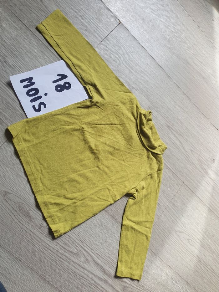 Maillot t-shirt sous pull 18mois garçon