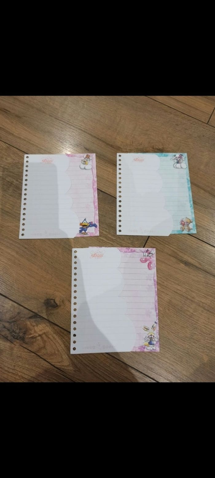 Lot de 3 feuilles Diddl is back carnet spirale
