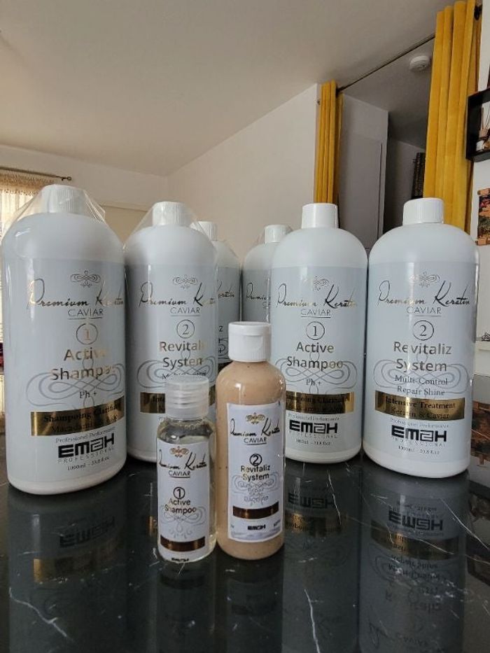 Lissage Em2h Premium kératine Caviar