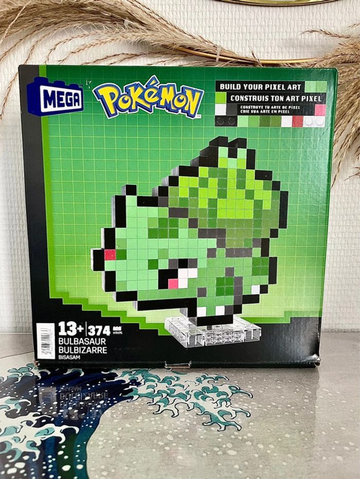 MEGA - Bulbizarre pixel art - Pokémon