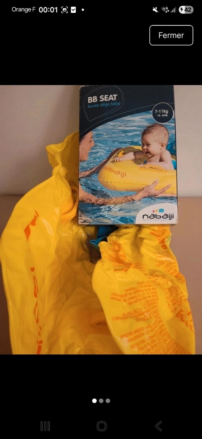 Bouée bébé piscine