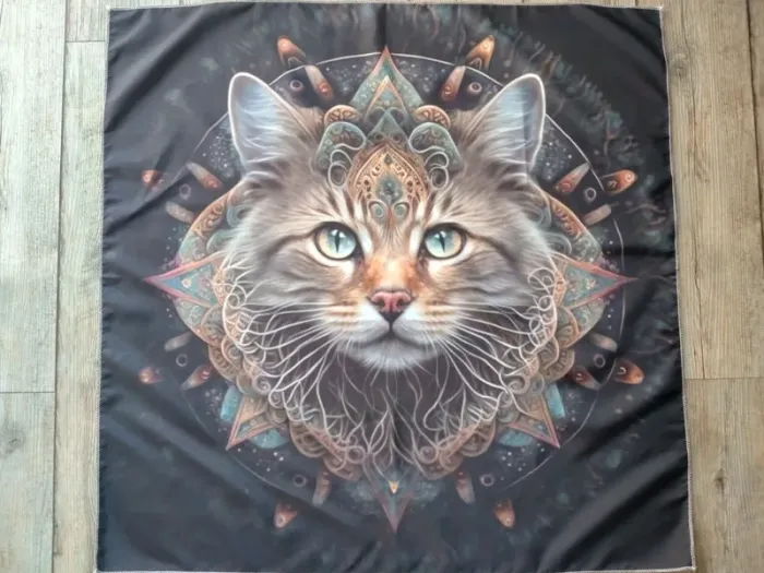 Grand tapis de divination Chat