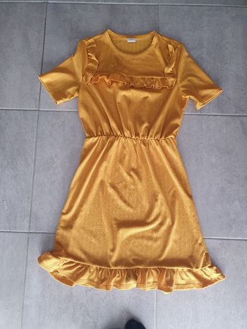 Robe jaune orangé Jacqueline de Yong M