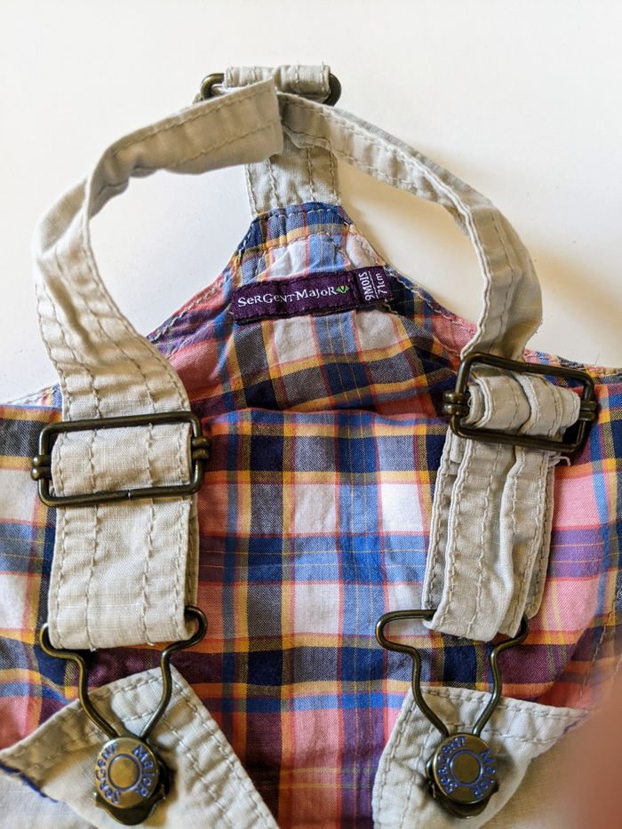 Salopette beige Sergent major 9 mois 71 cm - photo numéro 3