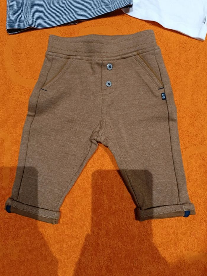 Joli ensemble 3 pièces Obaïbi 3 mois 59 cm - photo numéro 2