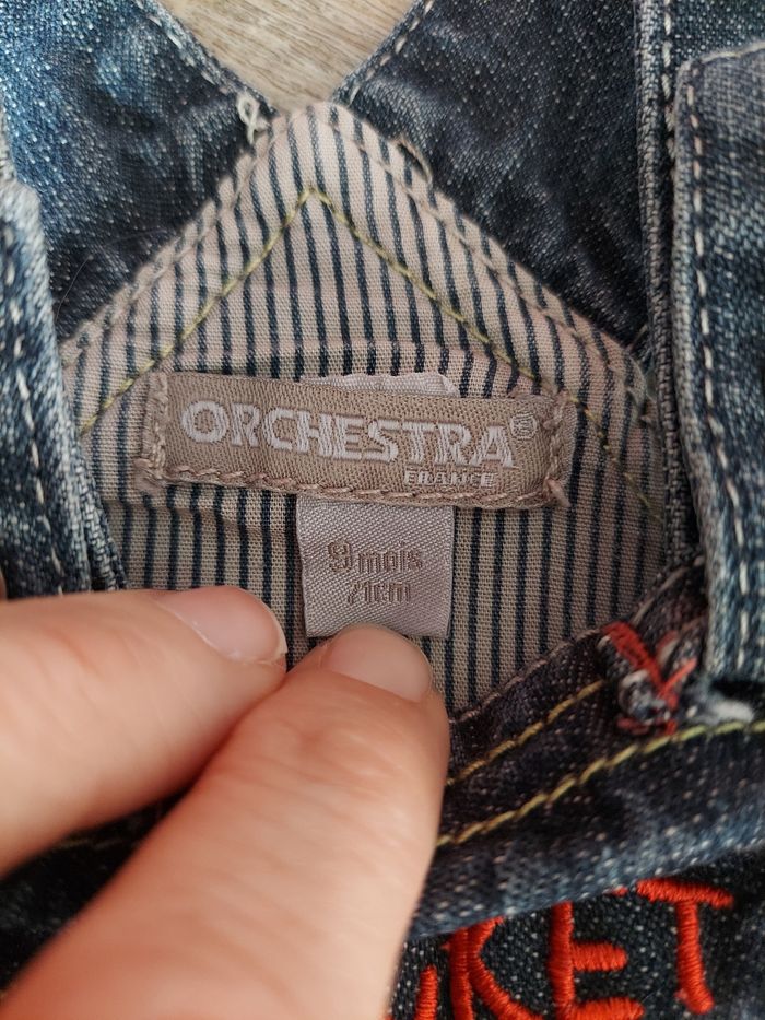 Salopette jean 9mois orchestra - photo numéro 4