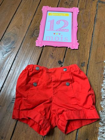 Short jacadi 12 mois