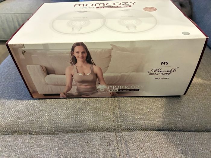 Tire-lait mains libres Momcozy M5 – Double pompe – Très bon état – Super pratique ! - photo numéro 3