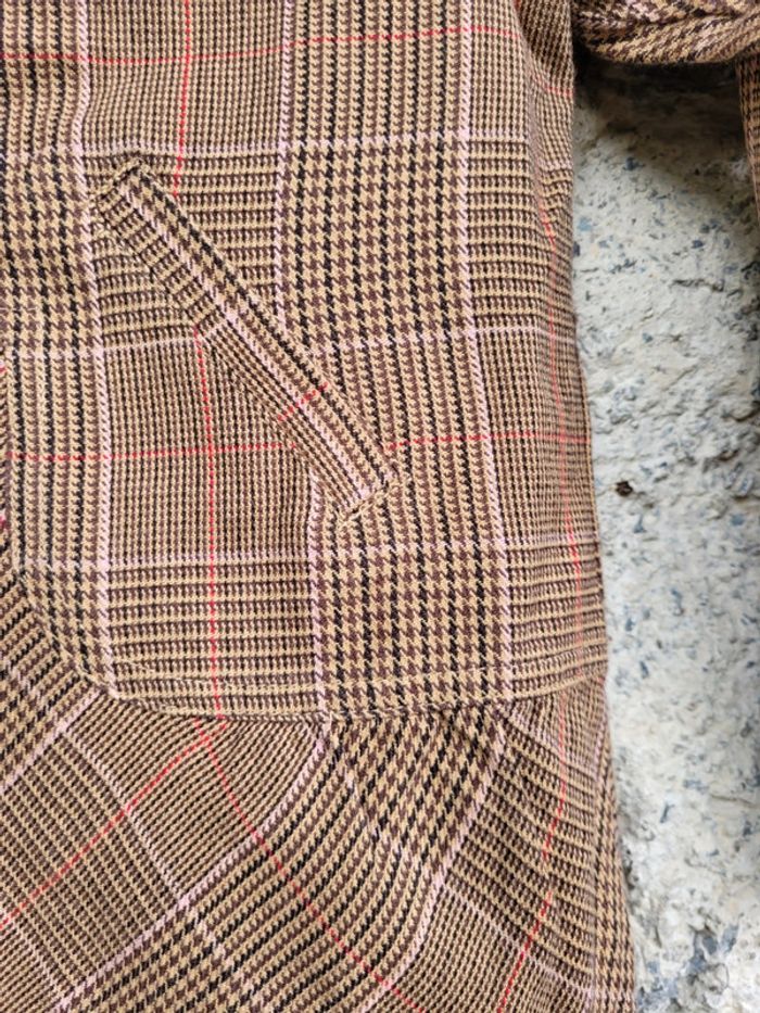 Superbe veste trench à carreaux Marèse 8 ans - photo numéro 4