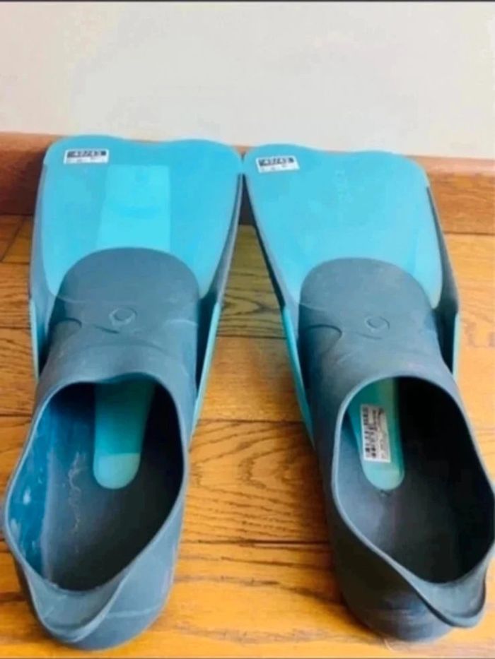 Chaussures aquatiques 42-43 neuf bleu subea palme mer piscine océan plongée - photo numéro 3