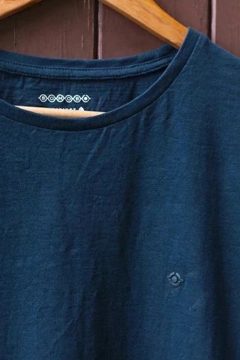 T shirt homme Bonobo bleu
