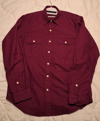 Chemise Ralph Lauren couleur burgundy taille M neuve