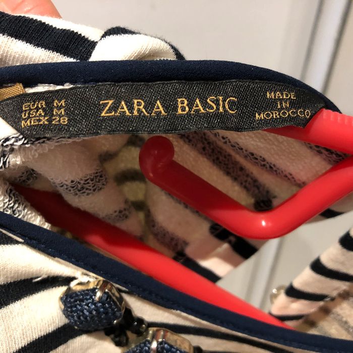 Zara Sweat-shirt  Marin habillé Taille M - photo numéro 10
