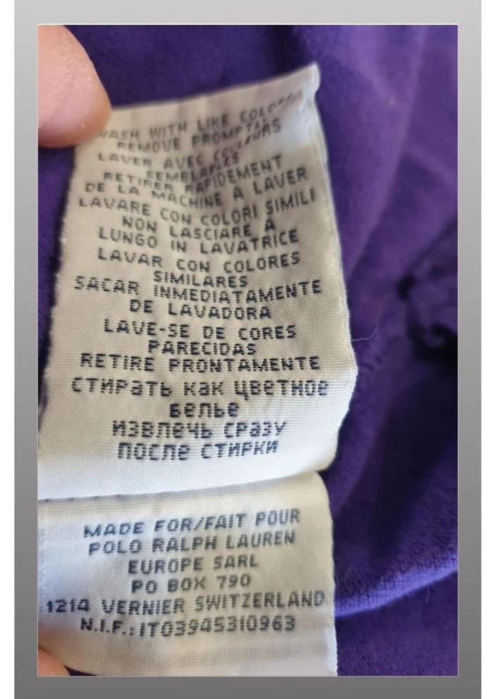 Polo homme Ralph Lauren M violet - photo numéro 5