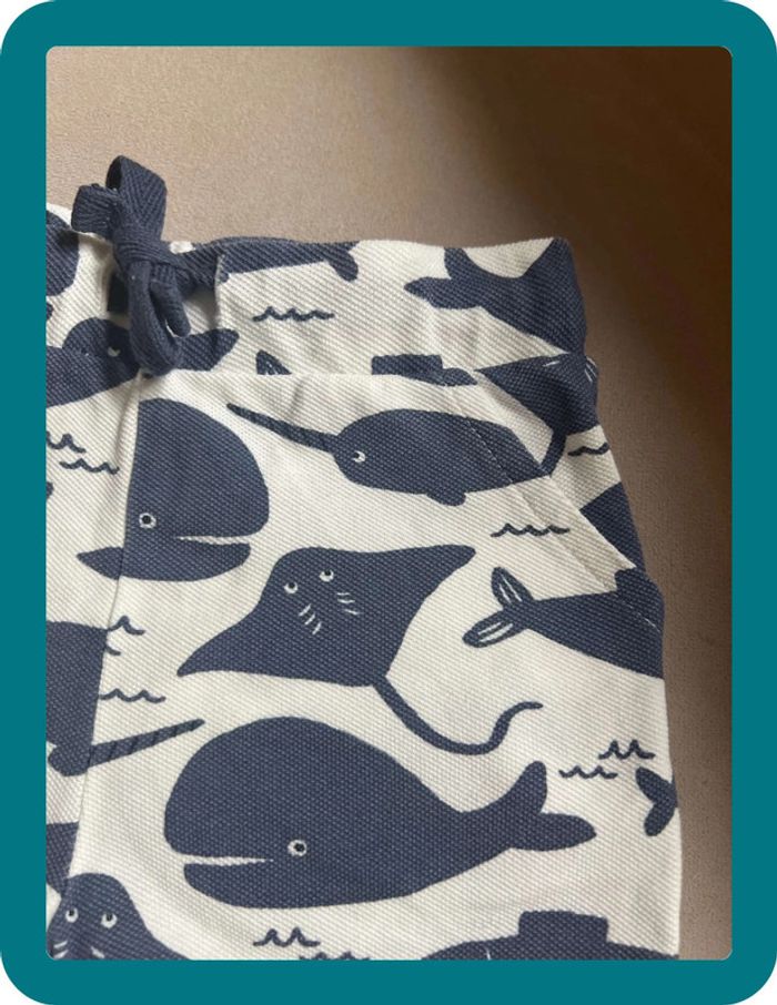 Short thème mer coton piqué 9 mois - Bout'chou - photo numéro 3